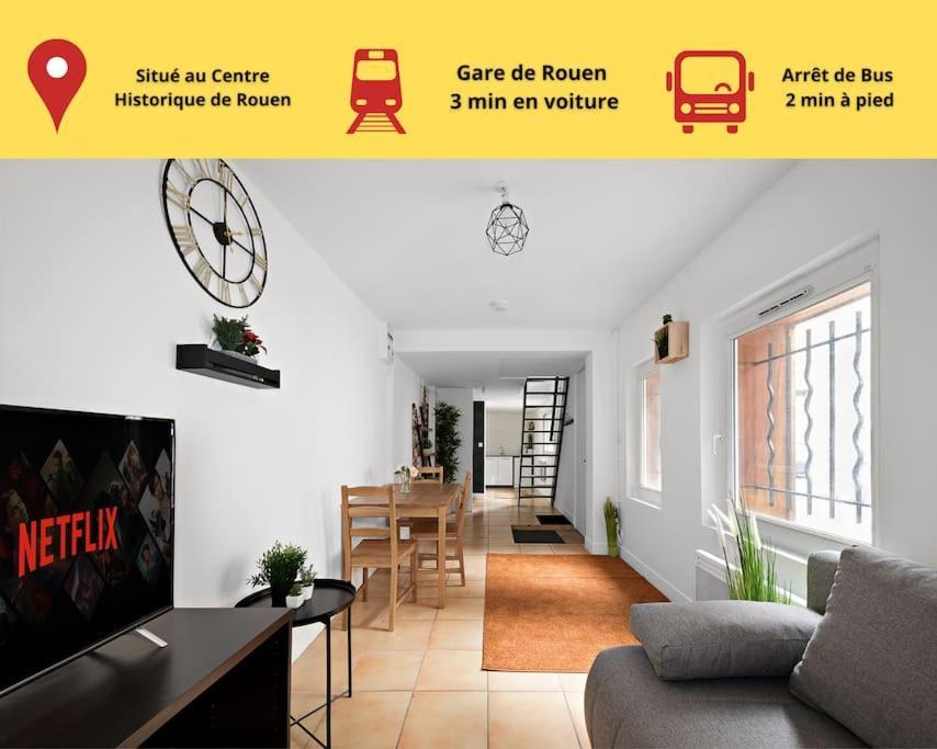 Amboise//Cosy-Centreville Rouen//Netfilx-Wifi//6Pers Exteriér fotografie